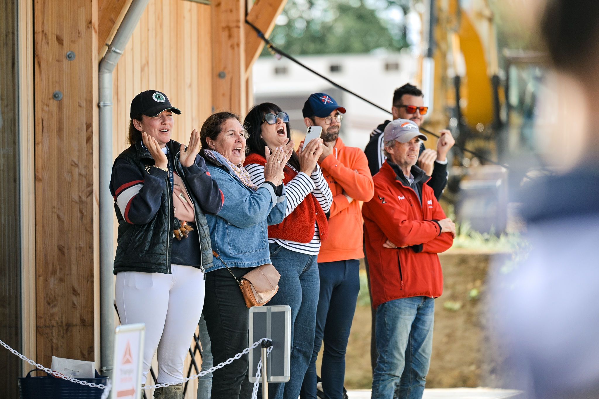 Des supporteurs venu soutenir leur favori lors d'un concours